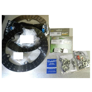 R1200-1250GS(A)LC disques (2) Avant+plôts (10) de fixation+ plaquettes AVant