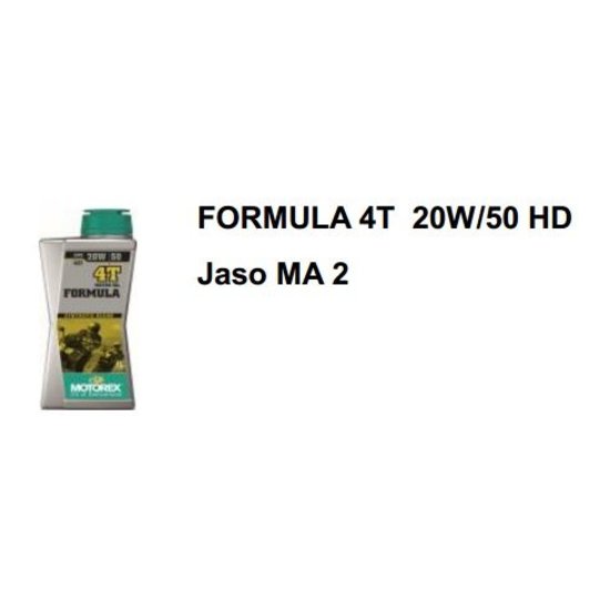 MOTOREX 1litre Formula 4T SAE 20W/50 HD MA2