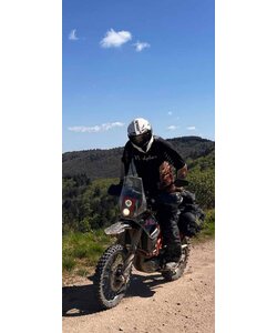 Tshirt Cross Nedplex  zwart/chocolat