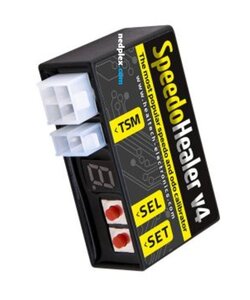Calibreur de vitesse   Boitier type V4 TSD  , supprime les restrictions de vitesse maximale  Pour la plupart des motos, l'erreur du compteur de vitesse usine peut atteindre 10%. Ainsi, même un changement de vitesse modeste peut faire baisser le compteur d