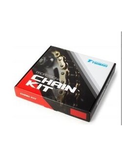 F900GS kettingset Tsubaki RQ2 124/525+JT17,47FE