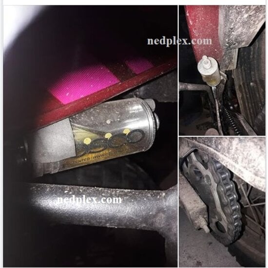 osco OSCO "ZWART" one second chain oiler