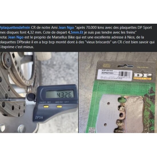 DP BRAKE  DP 528 x2 +DP623