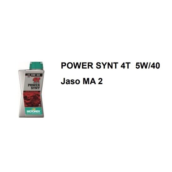 MOTOREX POWER SYNT SAE 5W/40  4litres