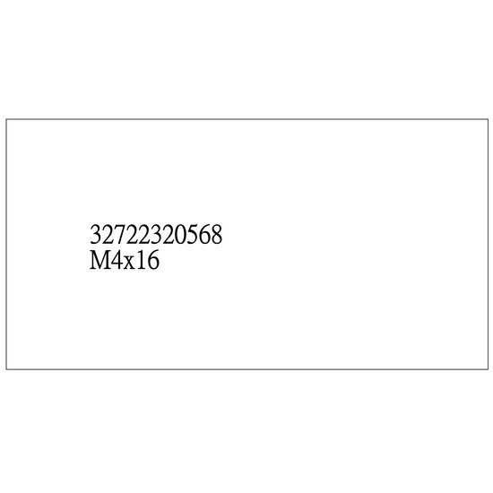 32722320568 M4x16