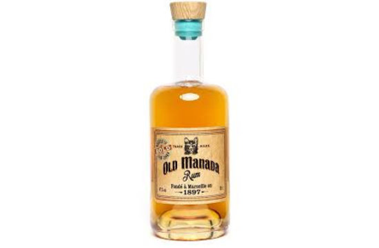 Old Manada rhum gold ferroni 0.7L