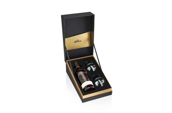 Zacapa Centenario 23 jaar koffer + 2 glazen