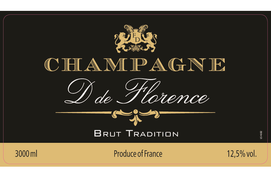 Champagne D De Florence Brut Tradition 37.5CL