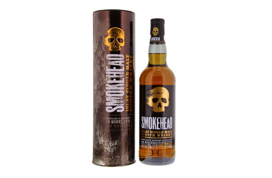 Smokehead Single Islay Malt + Metal GBX 43° - 0.7L