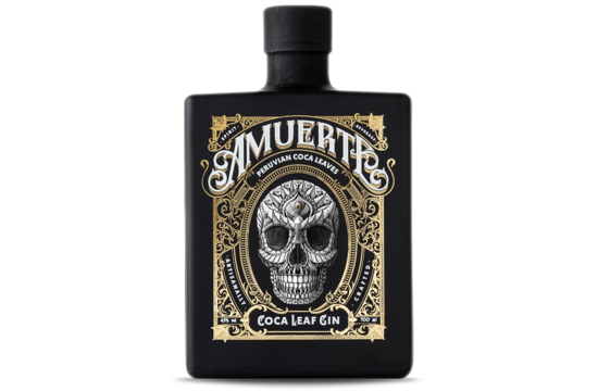 Amuerte cocoa leaf gin black edition 0.7L