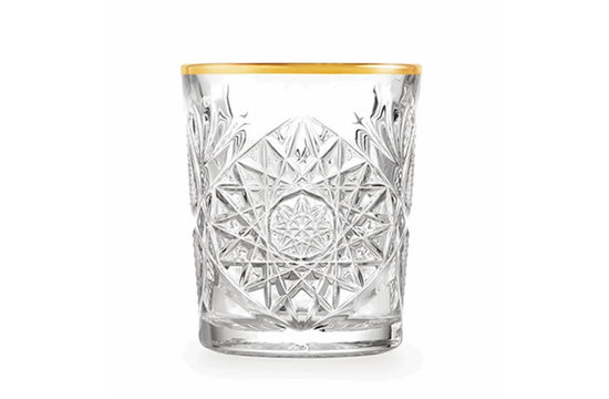 Libbey Hobstar Gold Rim 35cl Tumbler