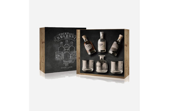 Marzadro Negroni Cocktail Set 3 x 20 cl