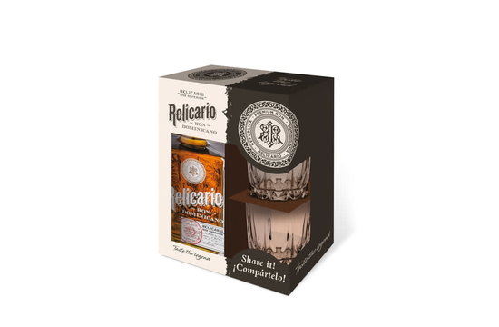 Relicario Rum Superior + 2 Glasses