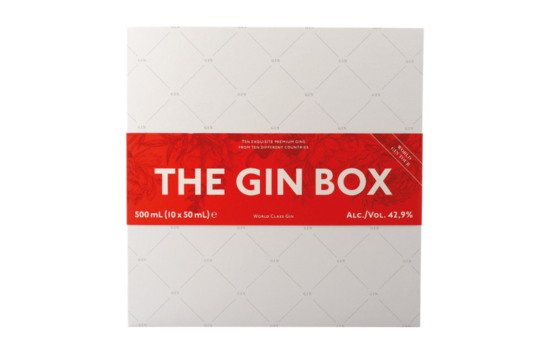 The Gin Box- World Tour Edition #2 10 x 5 cl 42° 0.5L