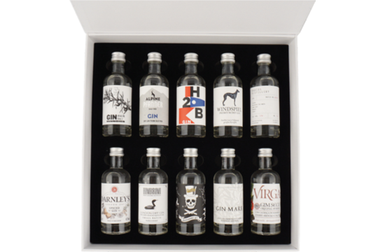 The Gin Box- World Tour Edition #2 10 x 5 cl 42° 0.5L