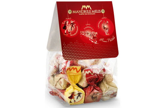 Mandrile Melis Praline assortite - Natale Rosso 250gram