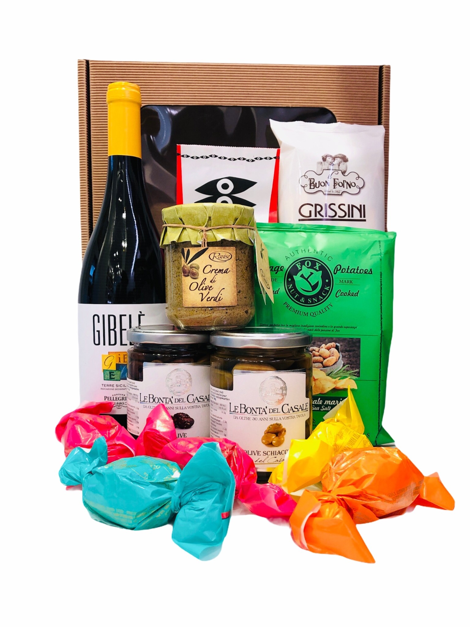 Geschenkpakket Gesloten Doos 1x Wijn - Uw leverancier voor Geschenkpakket - wine-point.be - +32 489 33 31 67 thumbnail