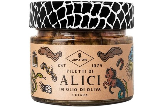 Armatore Filetti Alici di Cetera in Olio 0,20kg