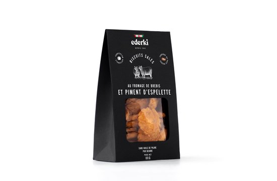 Biscuits au fromage de brebis et piment d'Espelette