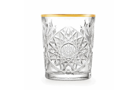 Libbey Hobstar Gold Rim 35cl Tumbler