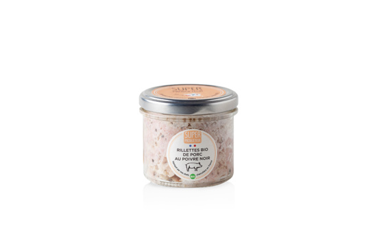 Rillettes de Porc BIO au Poivre Noir - 85g