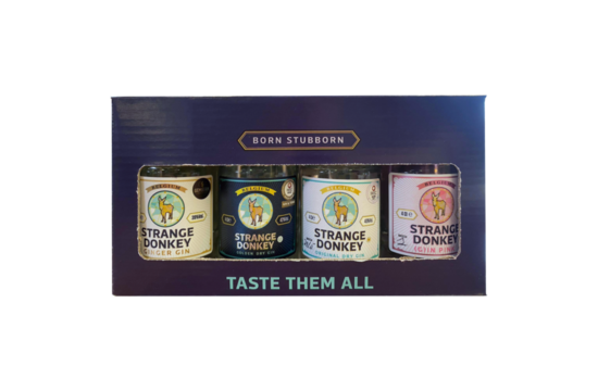 Strange Donkey Taste box 4 x 4 cl 39.63° - 0.160 L