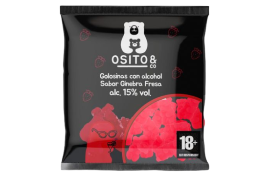 Gummy Beren Gin & Aardbei 0.120kg