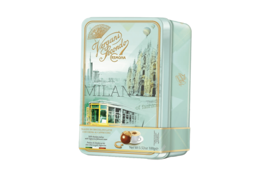 Vergani Retro Cappuccino Milano in latta 100gram