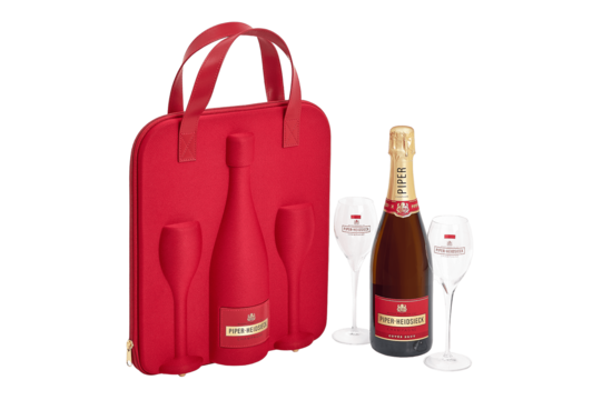 Piper-Heidsieck Cuvée Brut Travel Gift Set 0.75L