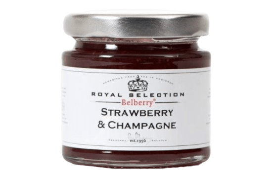 aardbei en champagne confituur 130g BELBERRY