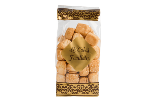 cubes feuilletees met kaas 125g FLUFA