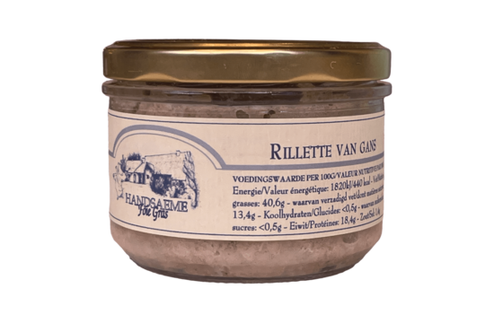 rillette d'oie bokaal 200g HANDSAEME