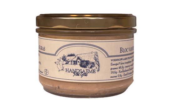 bloc foie gras bokaal 200g HANDSAEME