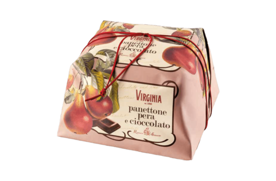 Virginia Panettone Con Pera E Cioccolato 1Kg