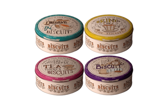 butter cookies blik 150g (4 designs) JACOBSENS