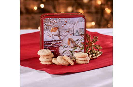 Grandma Wild's Robin's With a Post Box Tin 100gram
