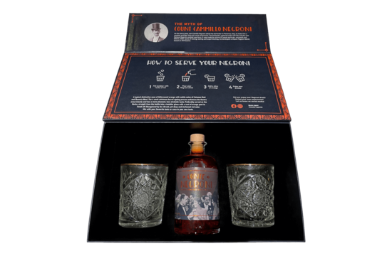 Conte Negroni Geschenkdoos 22° - 0.5L
