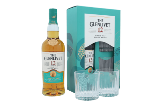 Glenlivet 12 Years Double Oaked + 2 Verres 40° - 0.7L