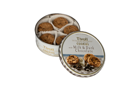 Biscuits Tivoli melk en donkere chocolade 150gr