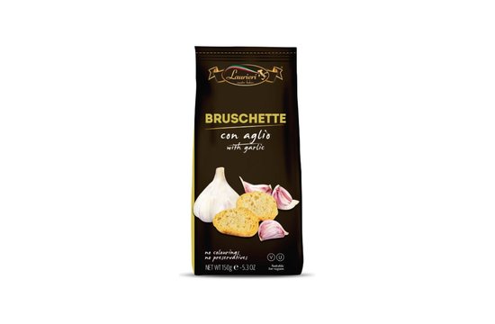 Bruschetta met laurier en knoflook 175gr