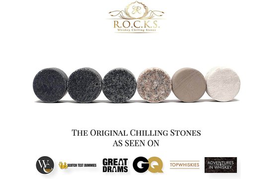The Original Rocks Whiskey Chilling Stones
