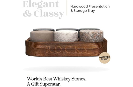 The Original Rocks Whiskey Chilling Stones