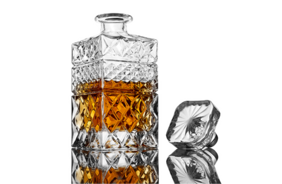 Whiskey Decanter With Glasses & Chilling Stones Gift Set