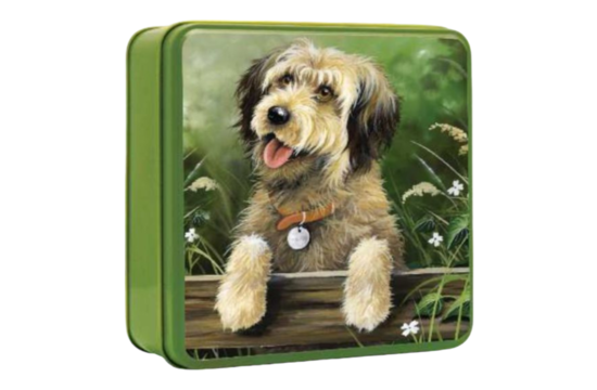 Grandma Wild's Embossed Shaggy Dog Tin 100 gram