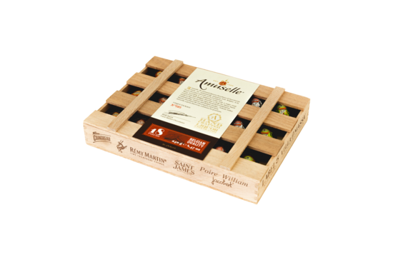 Carre Amuselle Likeurpralines Hout Kistje 240g