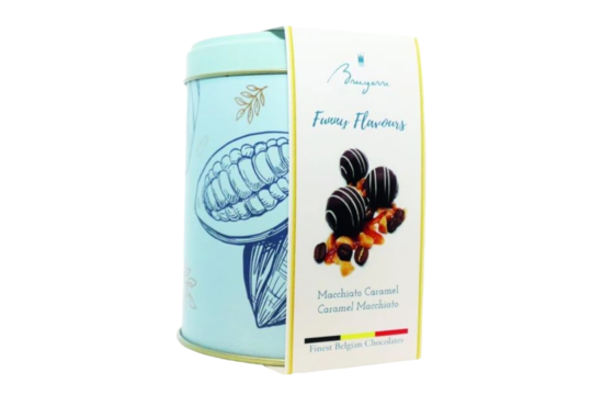 Bruyerre truffels macchiato karamel blik 100g