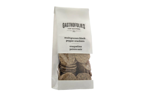 Gastrofolies multigranen black pepper crackers 60g