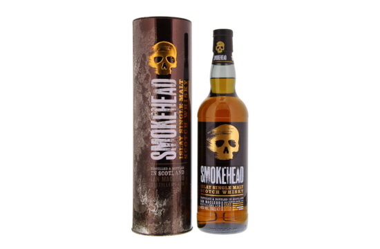 Smokehead Single Islay Malt + Metal GBX 43° - 0.7L