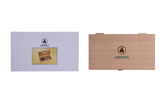 LAGUIOLE STEAKMESSEN WALNOOT 6 STUKS