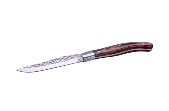 LAGUIOLE STEAKMESSEN PAKKA HOUT 6 STUKS